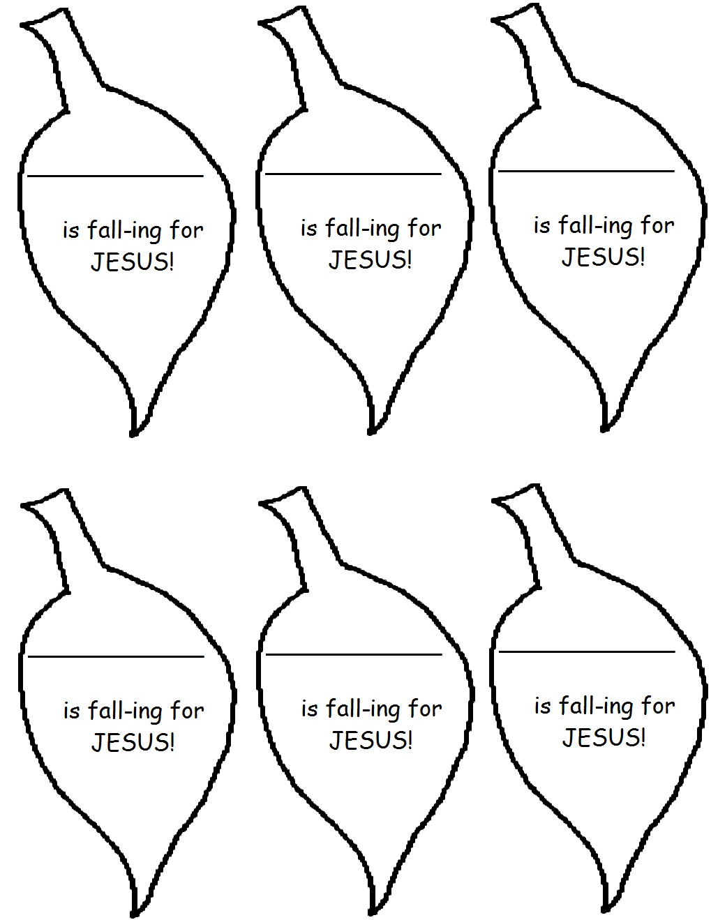 Fall Prayer Sunday School Lesson